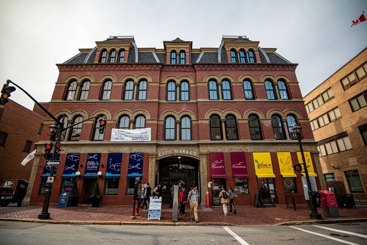 Outside Saint John City Market