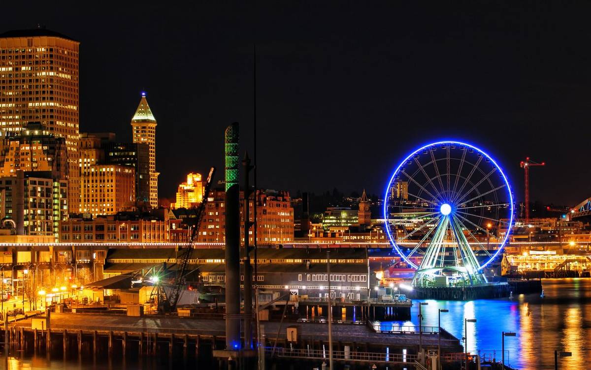 Scenic Seattle Night Tour W/ Space Needle & Skywheel image 5