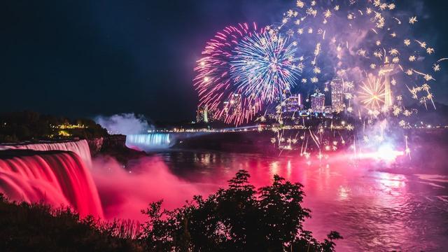 Best Place to watch Niagara Falls Fireworks USA and Canada - See Sight Tours