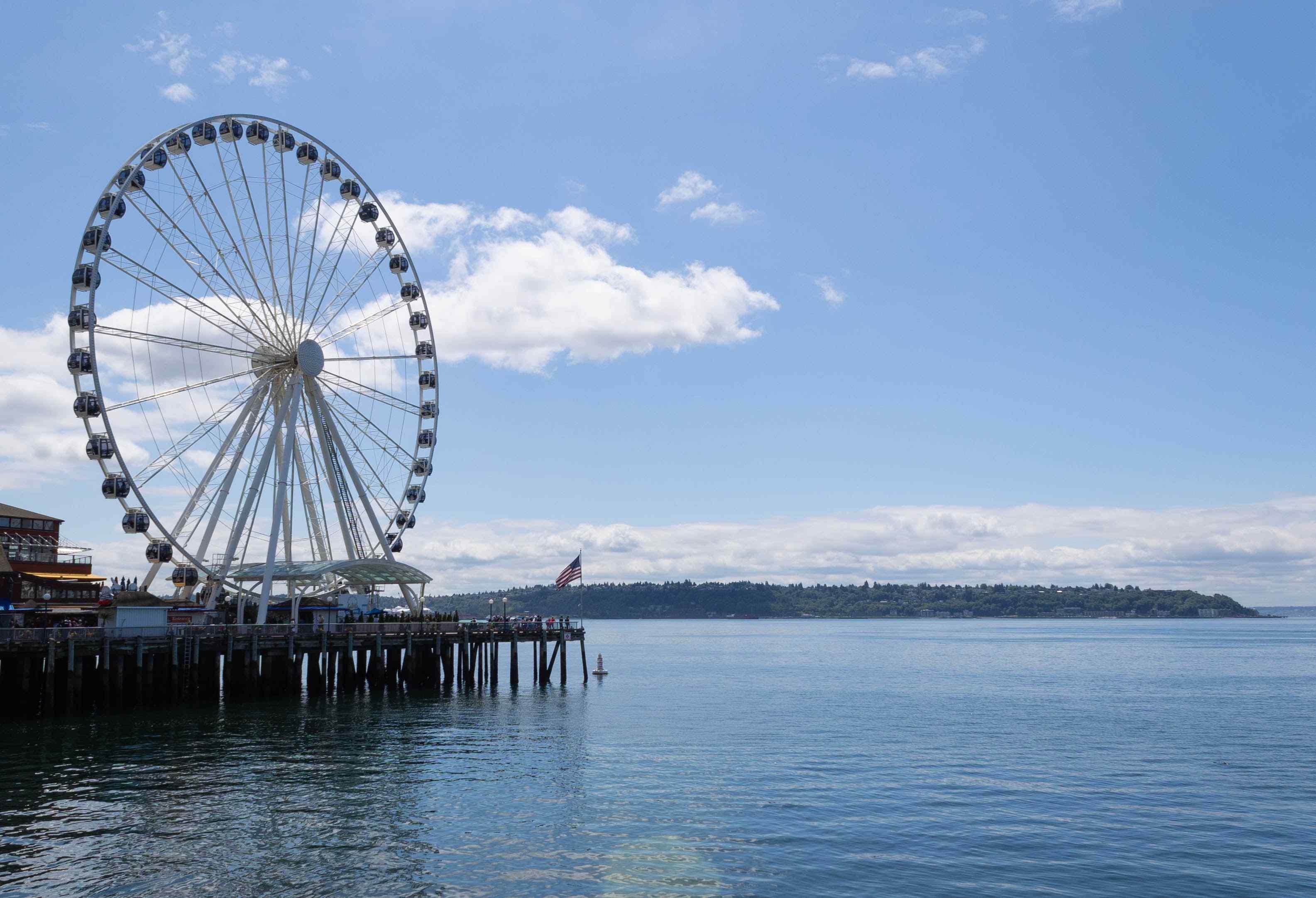 The Seattle Great Wheel in 2024